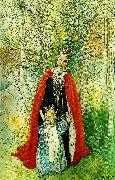 Carl Larsson prinsessan var oil painting on canvas